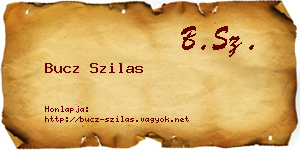 Bucz Szilas névjegykártya